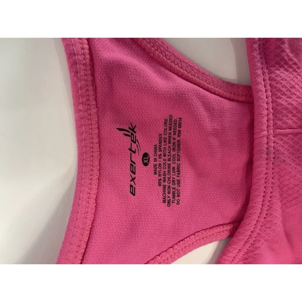 women's exert tek sports bra, fitness sports bra, yoga bra size‎ XL pair of 2